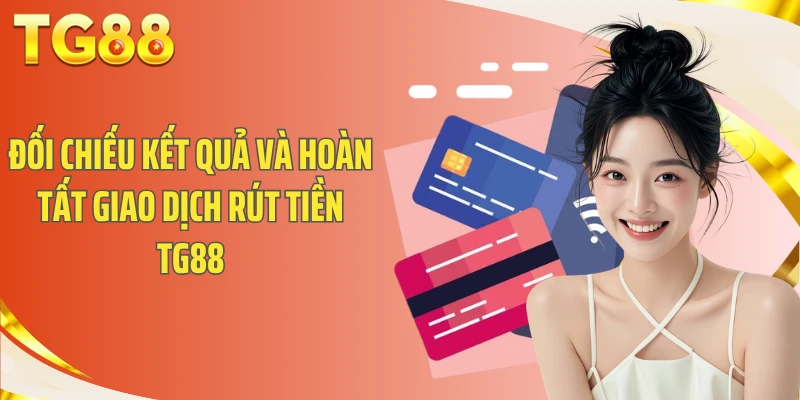 Đối chiếu kết quả và hoàn tất giao dịch rút tiền TG88