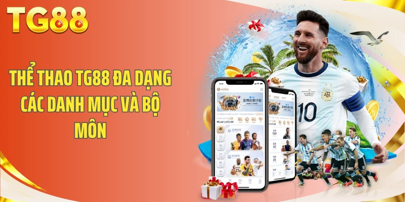 Thể thao TG88 đa dạng các danh mục và bộ môn